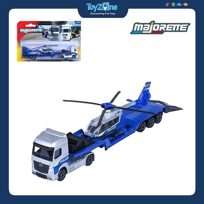 Đồ chơi mô hình xe City Transporter Mercedes-Benz Actros MAJORETTE