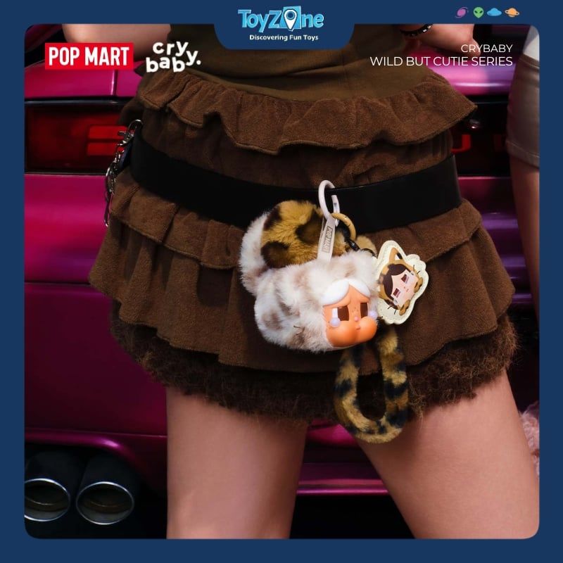 Mô hình đồ chơi Blind box Móc khoá Crybaby Wild But Cutie Series POP MART
