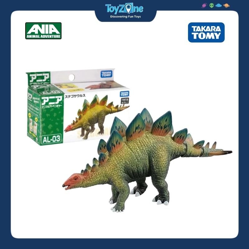 Mô hình đồ chơi Khủng long Vây Kiếm ANIA Stegosaurus TAKARA TOMY