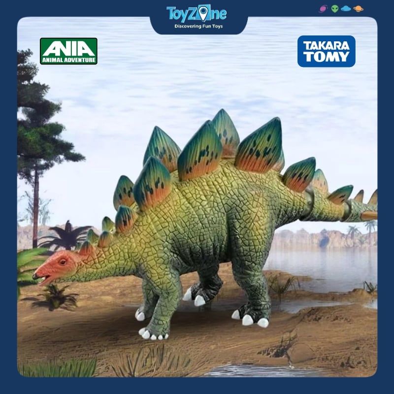 Mô hình đồ chơi Khủng long Vây Kiếm ANIA Stegosaurus TAKARA TOMY