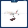 Mô hình máy bay Emirates Airbus A380 47cm lắp ráp có đèn Everfly