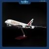 Mô hình máy bay Emirates Airbus A380 47cm lắp ráp có đèn Everfly