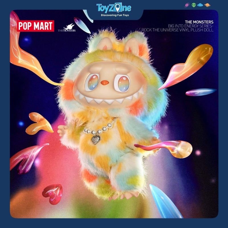 Mô hình gấu bông Labubu The Monsters Big Into Energy Series Rock The Universe POP MART