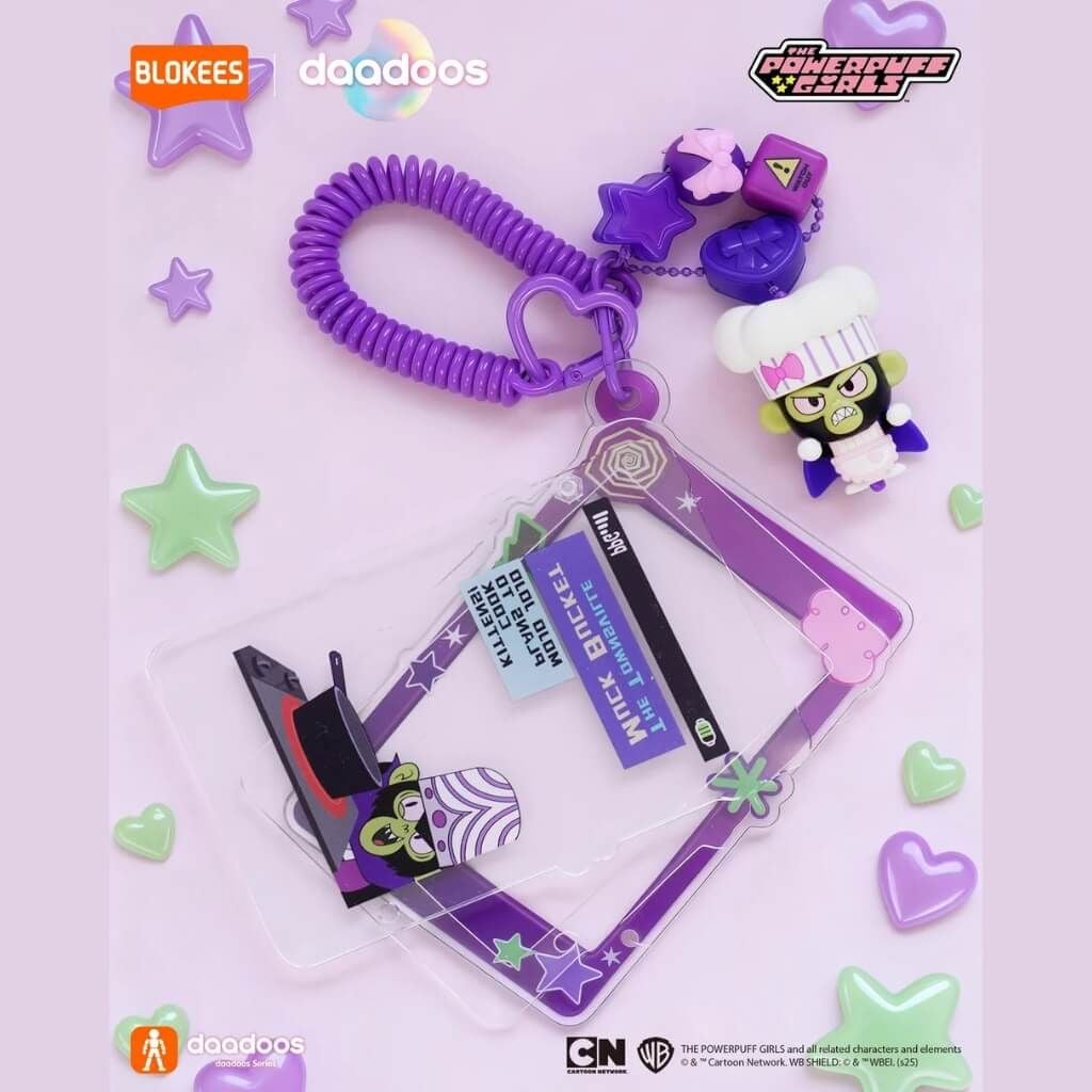 Mô hình Blind box móc khóa The Powerpuff Girls Daadoos ART Series 1 Lens Lumen Tales BLOKEES