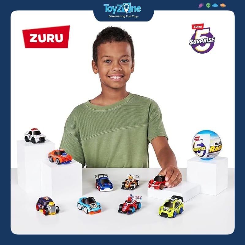 Mô hình đồ chơi Blind box lắp ráp 5 Surprise Make A Racer ZURU TOYS
