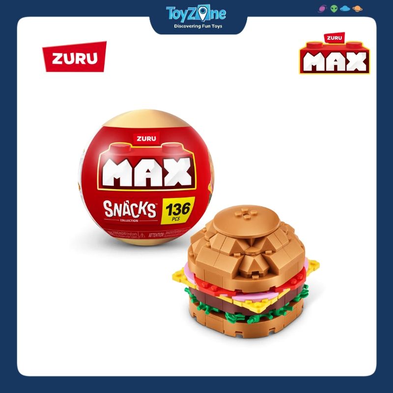 Mô hình đồ chơi Blind box lắp ráp MAX Snack ( Thức Ăn Nhanh ) ZURU TOYS