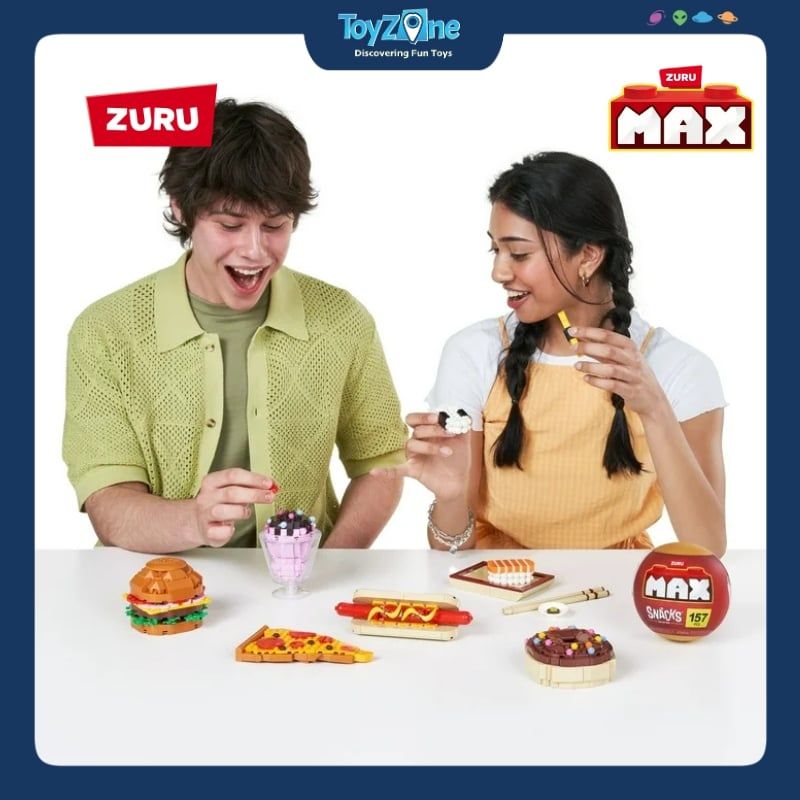 Mô hình đồ chơi Blind box lắp ráp MAX Snack ( Thức Ăn Nhanh ) ZURU TOYS