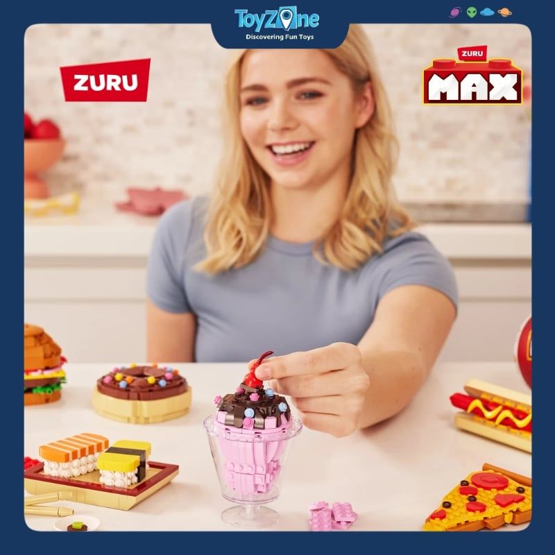 Mô hình đồ chơi Blind box lắp ráp MAX Snack ( Thức Ăn Nhanh ) ZURU TOYS