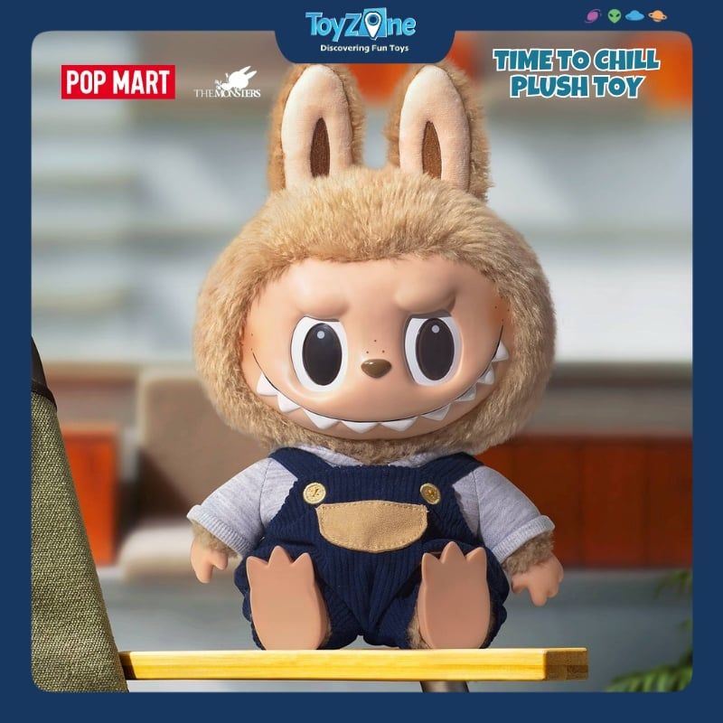 Mô hình Gấu bông Labubu Time To Chill Vinyl Plush Doll 38cm POP MART
