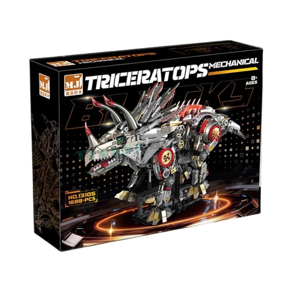 Mô hình lắp ráp Khủng Long Cơ Khí Tyrannosaurus Triceratops JB08 MJI
