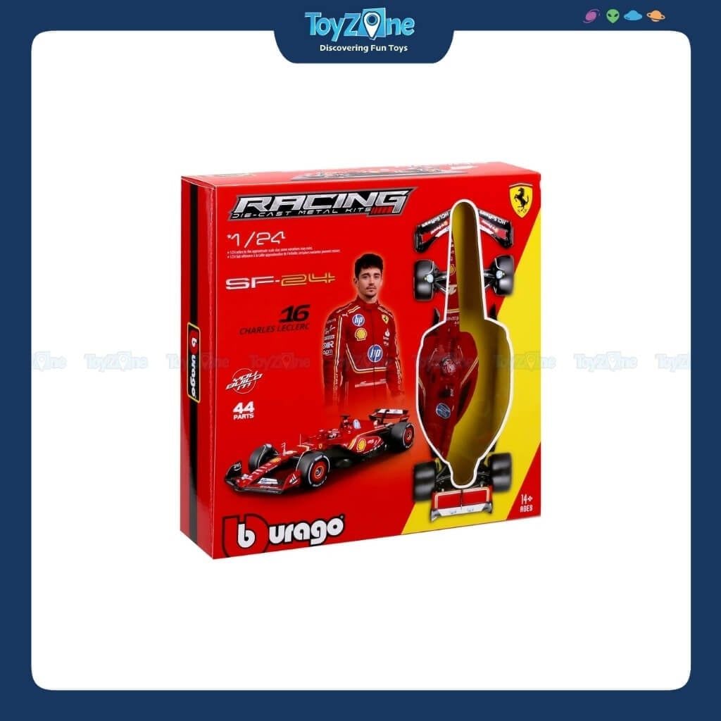 Mô hình lắp ráp xe F1 Ferrari SF-24 1:24 BBURAGO