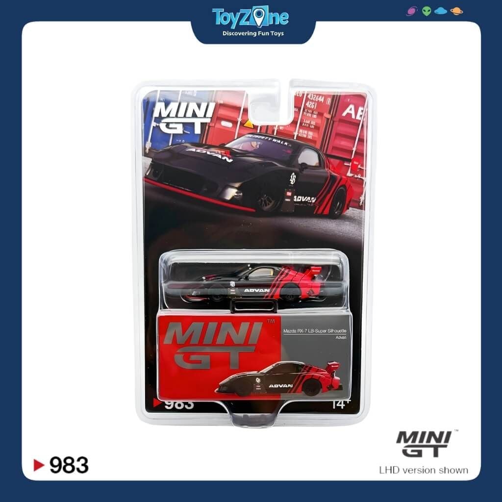 Mô hình xe Mazda RX-7 LB-Super Silhouette 1:64 MiniGT