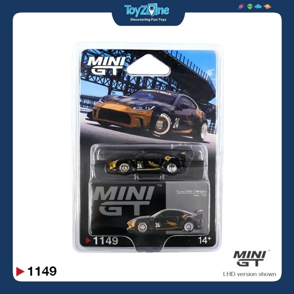 Mô hình xe Toyota GR86 LB ★ Nation 1:64 MiniGT
