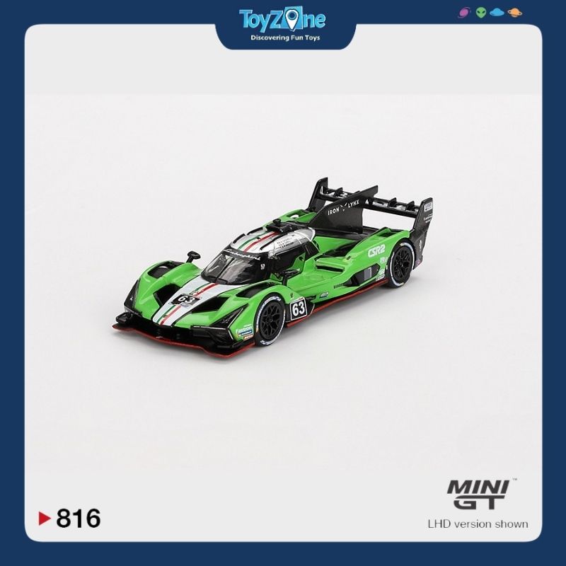 Mô hình xe Lamborghini SC63 2024 IMSA Sebring 12 Hrs 1:64 MiniGT