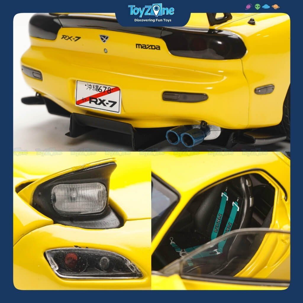 Mô hình xe Mazda RX7 FD3RS Streetfighters 1999 1:18 SOLIDO