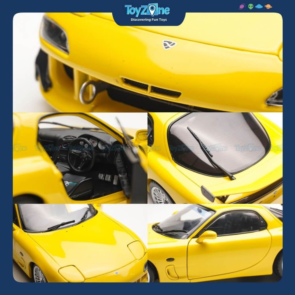 Mô hình xe Mazda RX7 FD3RS Streetfighters 1999 1:18 SOLIDO