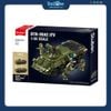 Bộ Đồ Chơi Lắp Ráp Mô Hình Xe Chiến Đấu Bọc Thép BTR-80AS 2in1 1:35 SLUBAN