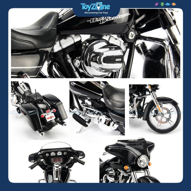 Mô hình mô tô Harley Davidson 2015 Street Glide Special 1:12 Maisto