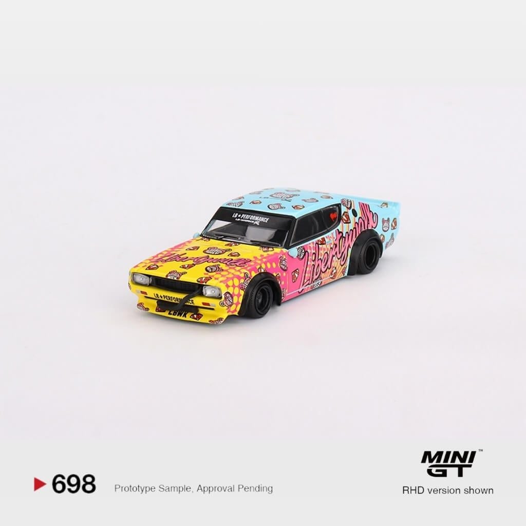 Mô hình xe Nissan Skyline Kenmeri Liberty Walk LBWK 1:64 MiniGT