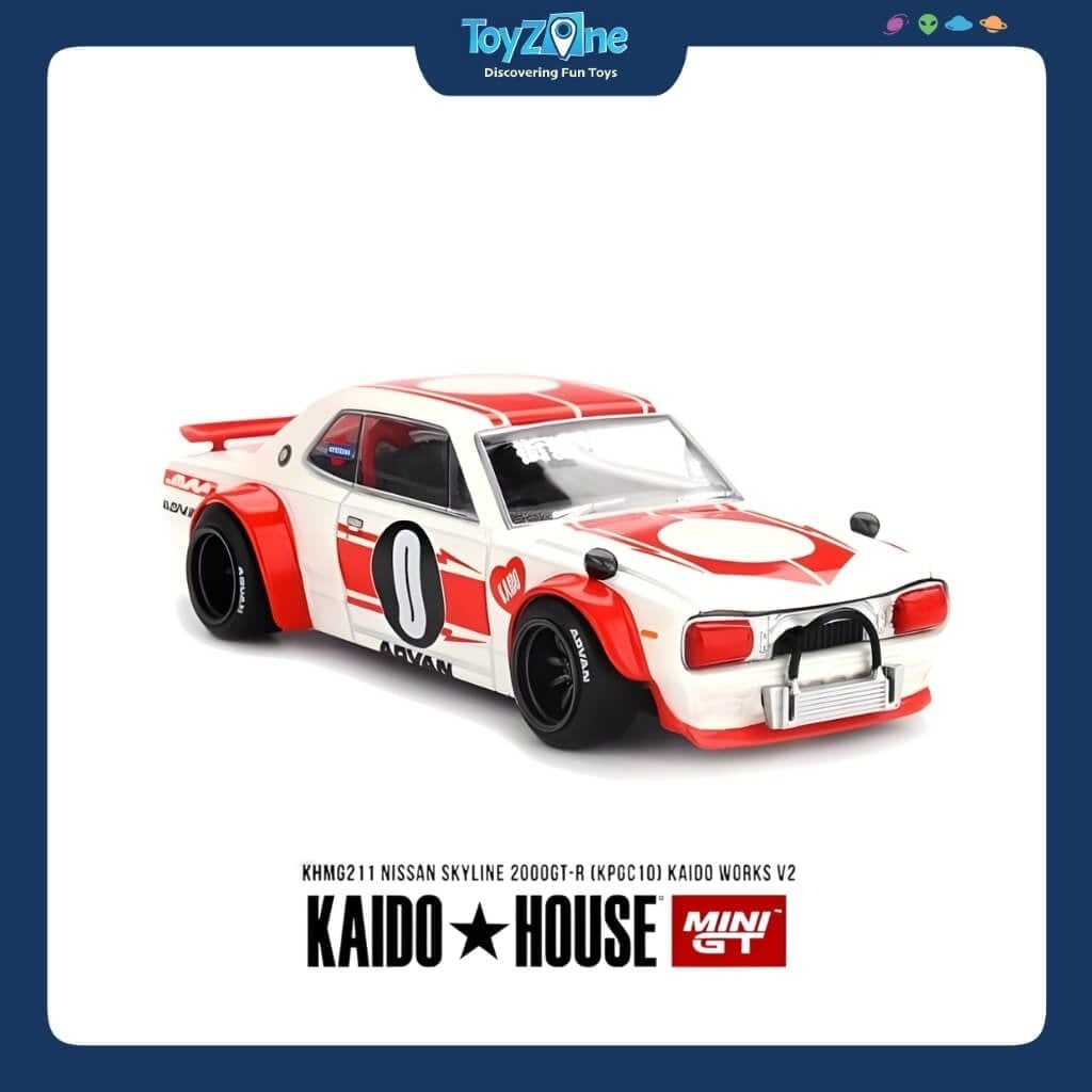 Mô hình xe Nissan Skyline 2000GT-R ( KPGC10 ) 1:64 KAIDO HOUSE x MiniGT