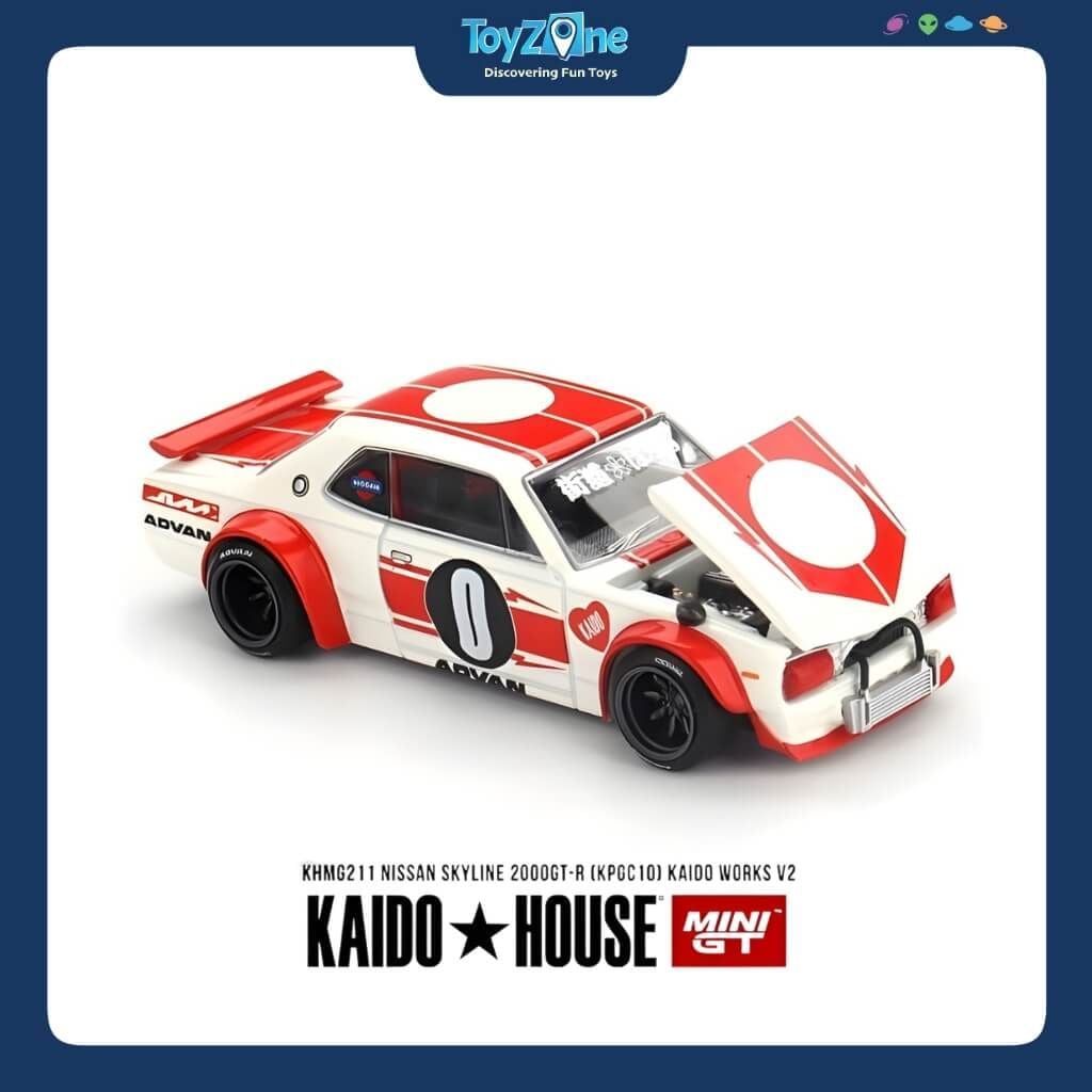 Mô hình xe Nissan Skyline 2000GT-R ( KPGC10 ) 1:64 KAIDO HOUSE x MiniGT