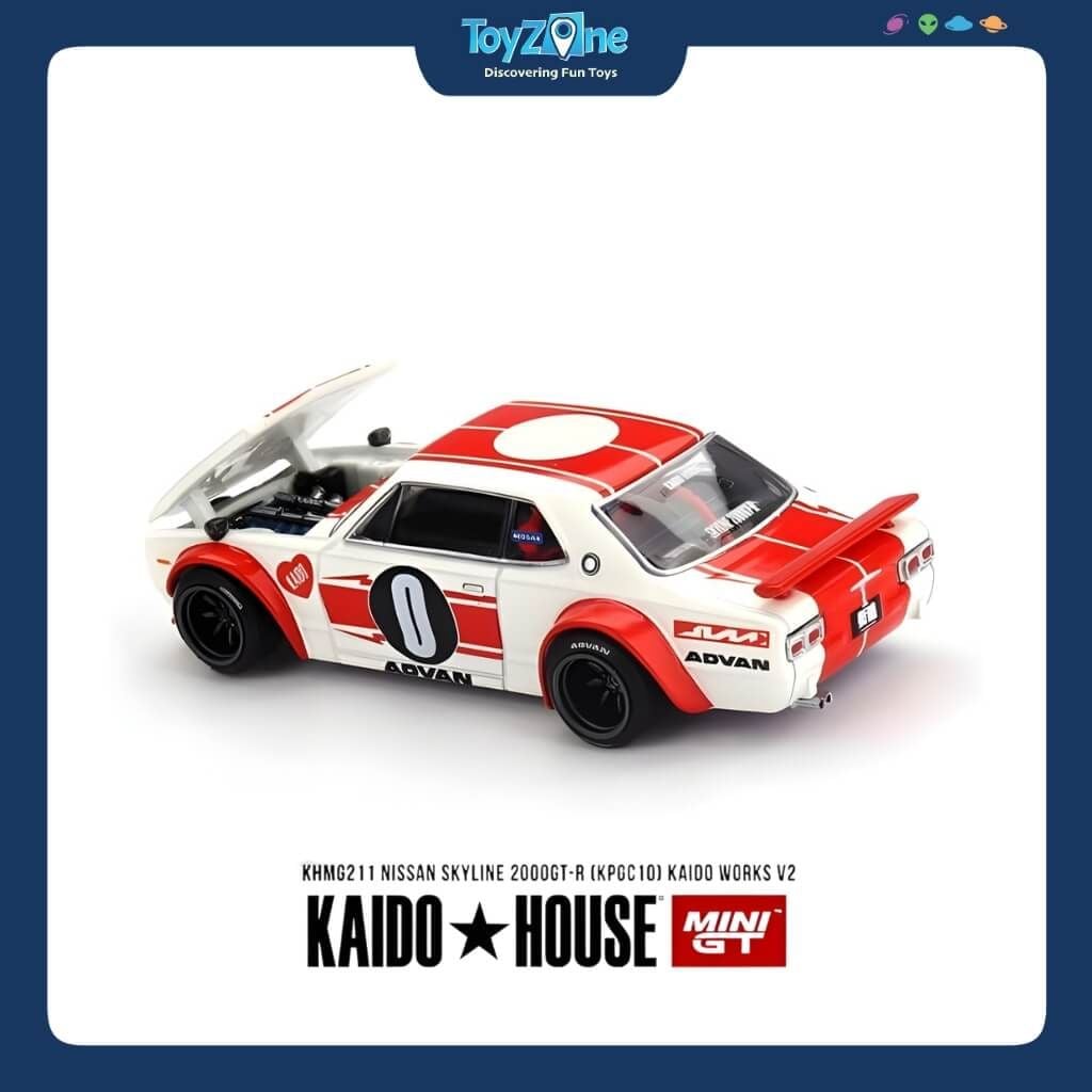 Mô hình xe Nissan Skyline 2000GT-R ( KPGC10 ) 1:64 KAIDO HOUSE x MiniGT