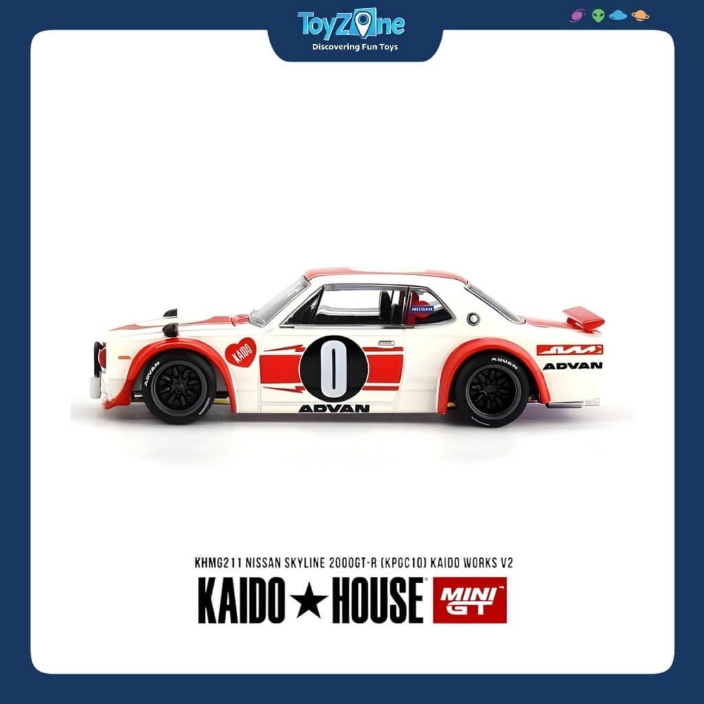 Mô hình xe Nissan Skyline 2000GT-R ( KPGC10 ) 1:64 KAIDO HOUSE x MiniGT