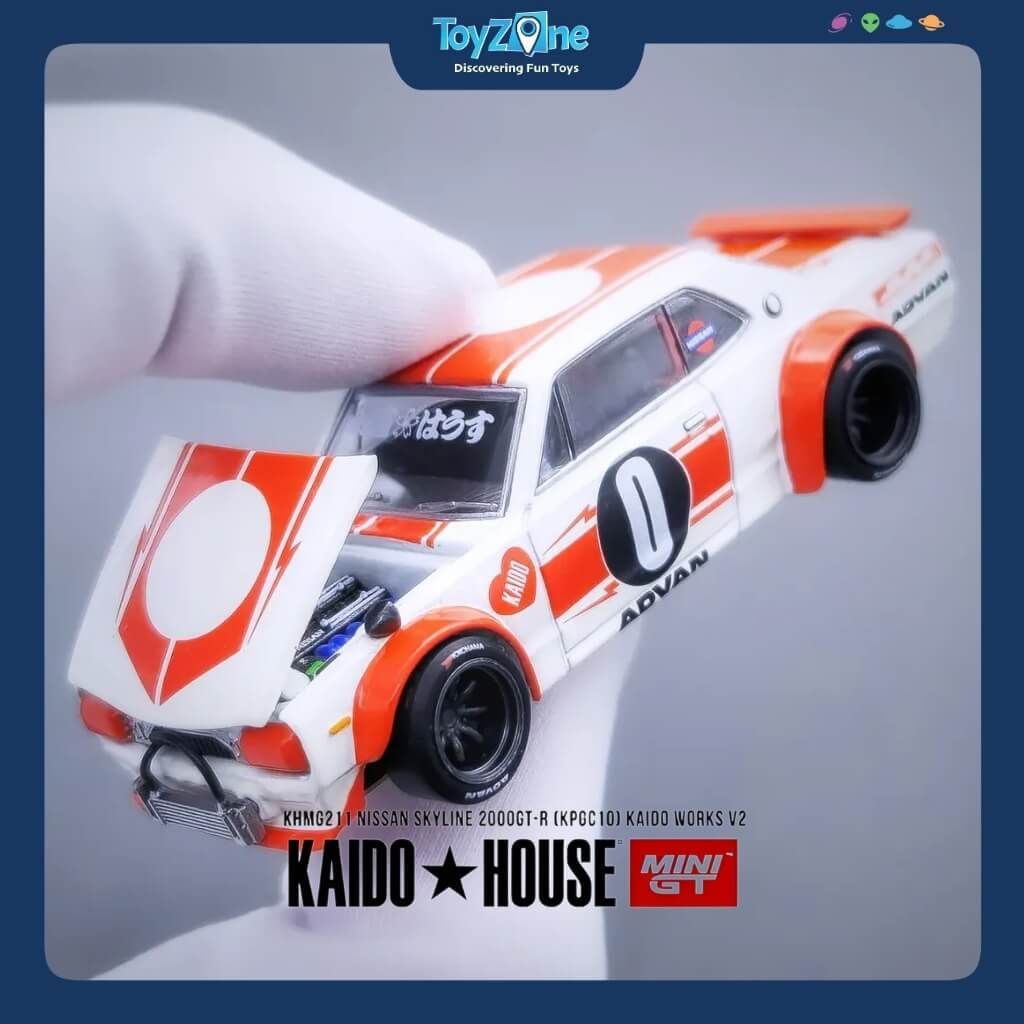 Mô hình xe Nissan Skyline 2000GT-R ( KPGC10 ) 1:64 KAIDO HOUSE x MiniGT