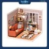 Mô hình lắp ráp nhà nhựa DIY Phòng Khách Ấm Áp Rolife Super Creator Cozy Living Lounge DW007 ROBOTIME