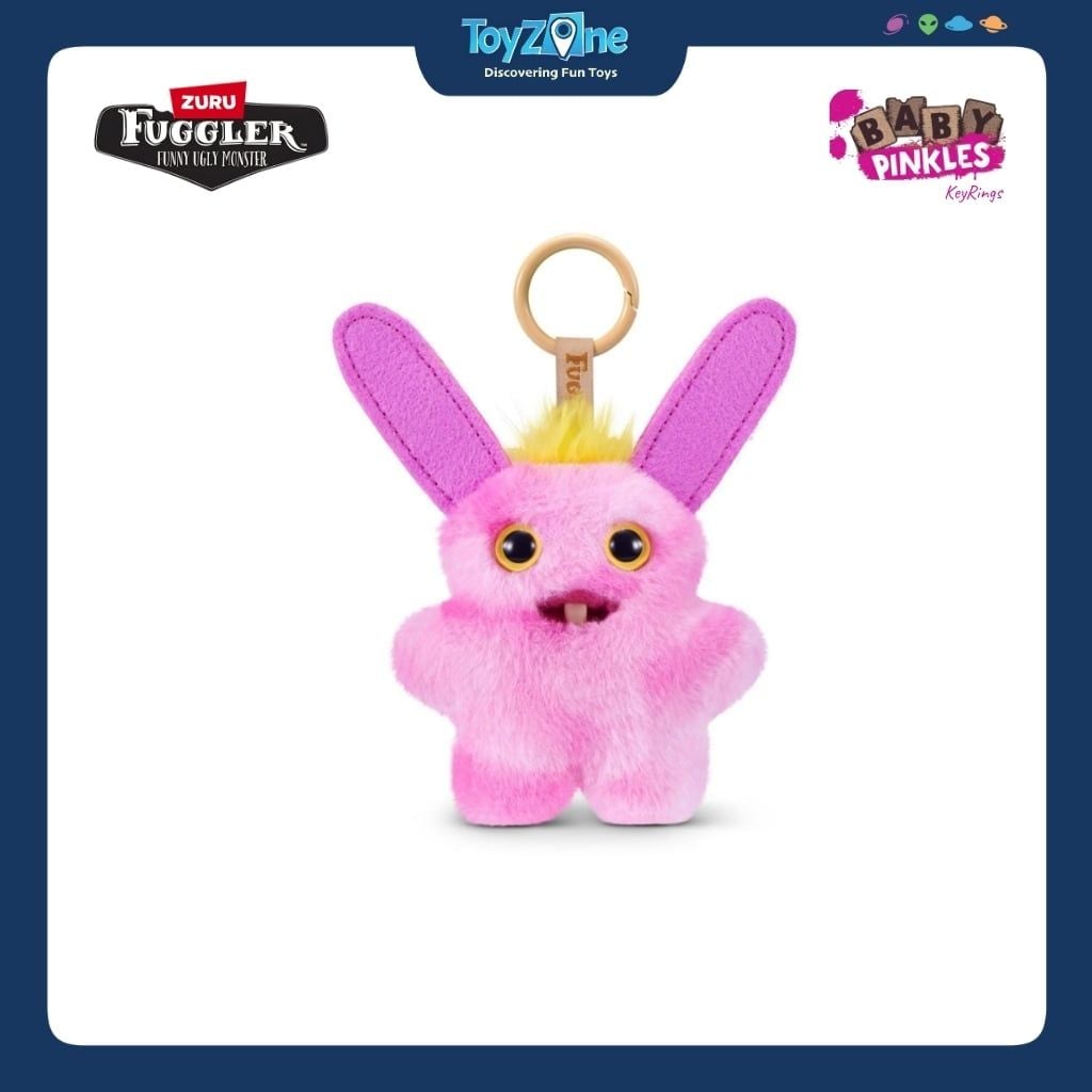 Mô hình móc khoá đồ chơi sưu tầm Fuggler Baby Pinkles Keyrings 3.5 inch ZURU TOYS
