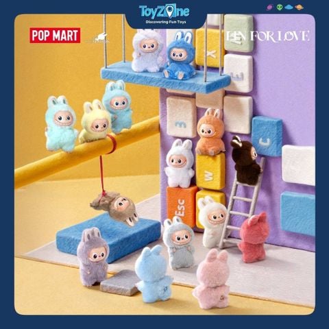 Mô hình Blind box Móc khóa Gấu bông Labubu The Monsters Pin For Love ( N - Z ) Series Vinyl Plush Pendant POP MART