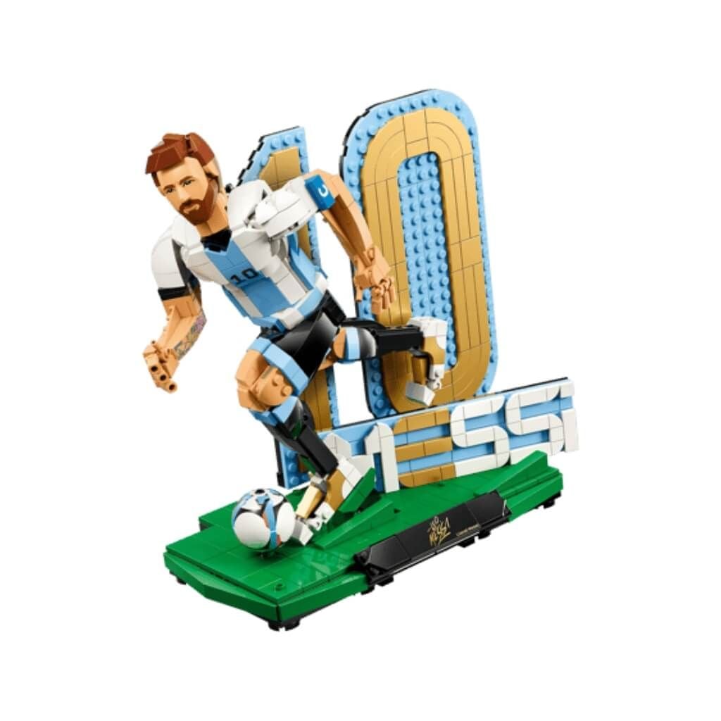 Bộ đồ chơi mô hình lắp ráp Huyền Thoại Bóng Đá Lionel Messi 2in1 LEGO EDITIONS SPORTS