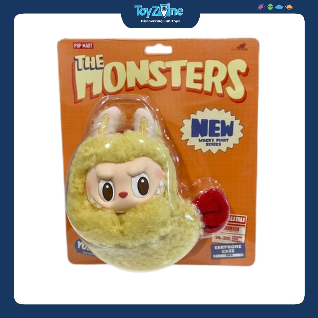 Móc khóa Gấu bông Hộp đựng tay nghe Labubu Tôm Chiên Wacky Mart Series Earphone Case Shrimp Tempura POP MART