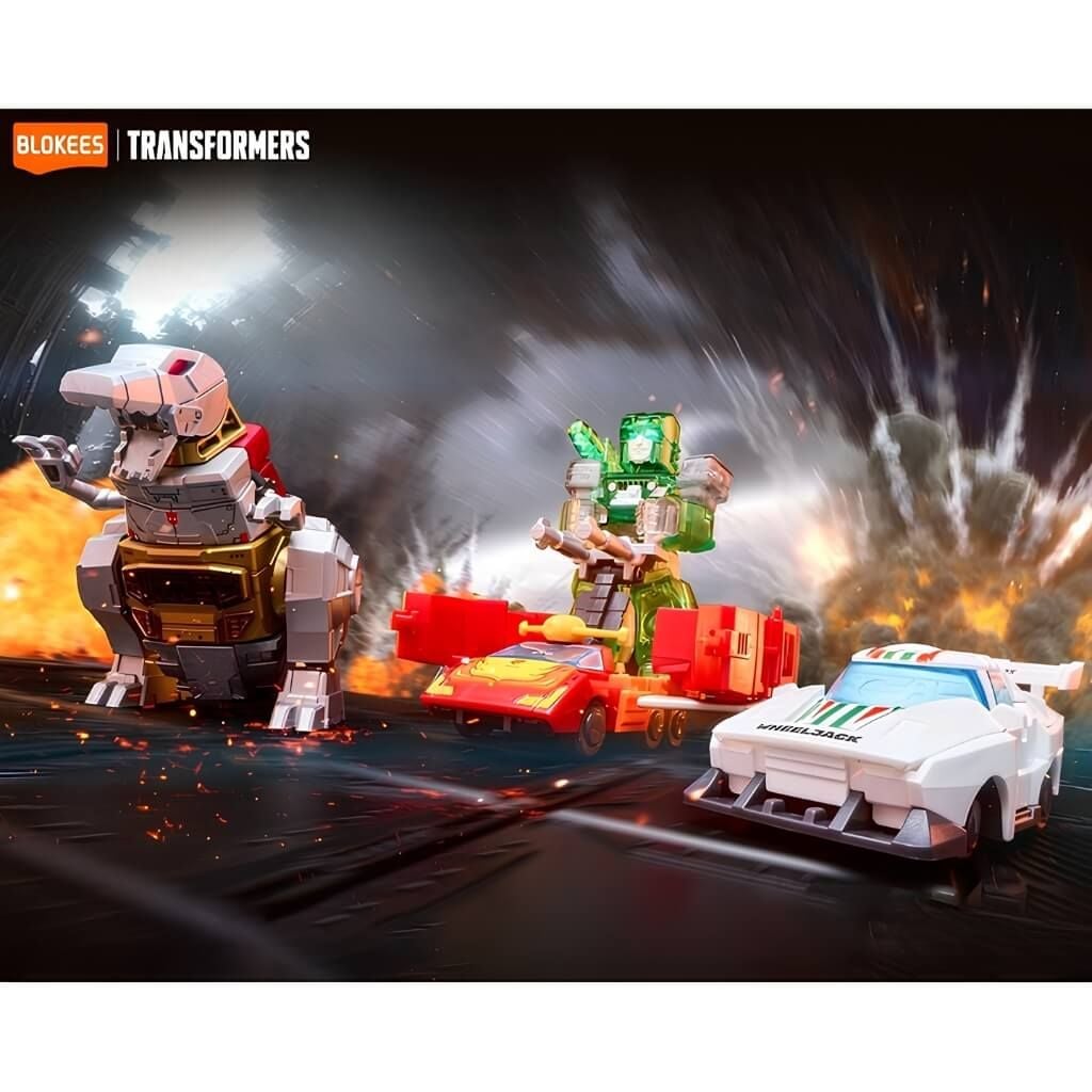 Mô hình đồ chơi lắp ráp Blind box Transformers Defender Version 04 Tyrants Fury Model Kits BLOKEES
