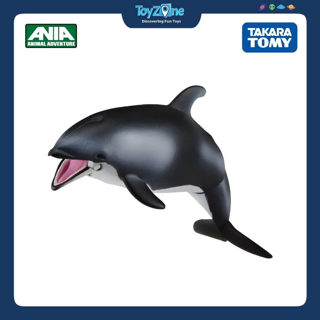 Mô hình đồ chơi Động Vật Cá Heo Sườn Trắng ANIA AS-19 White Sided Dolphin TAKARA TOMY