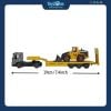 Đồ chơi mô hình xe tải vận chuyển Volvo Construction Transporter MAJORETTE