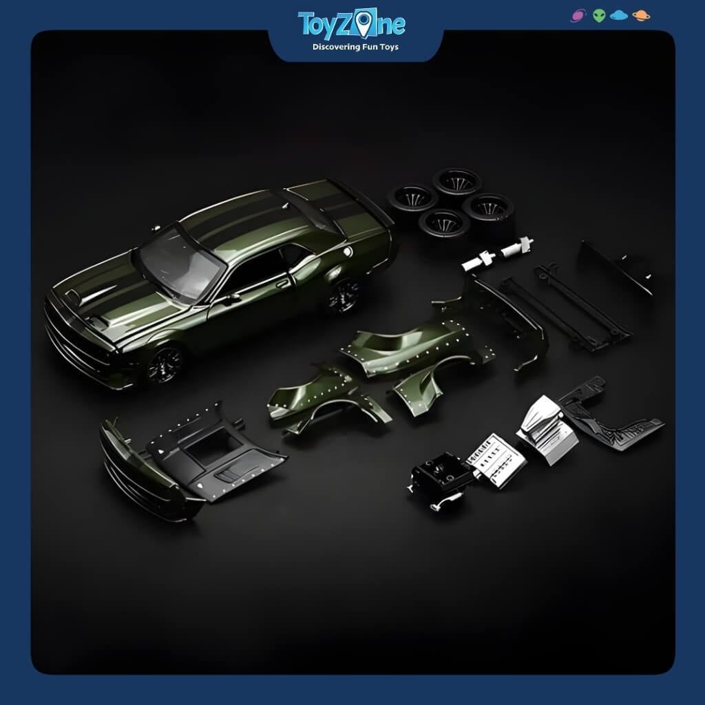 Bộ lắp ráp mô hình xe Dodge Challenger SRT Jailbreadk Model Kit 1:36 CCA
