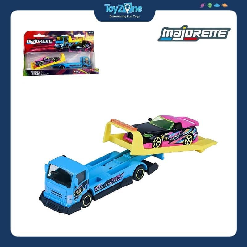 Đồ chơi mô hình xe tải vận chuyển JDM Legends Tuning Transporter MAJORETTE