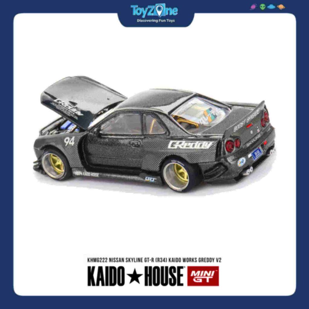 Mô hình xe Nissan Skyline GT-R ( R34 ) KAIDO HOUSE x MiniGT