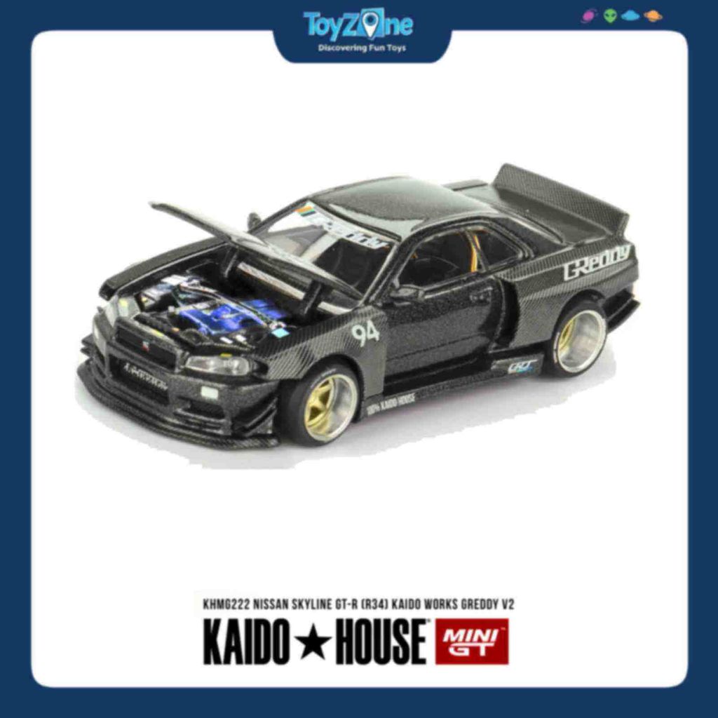 Mô hình xe Nissan Skyline GT-R ( R34 ) KAIDO HOUSE x MiniGT