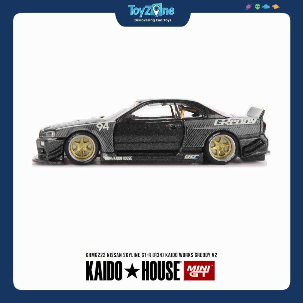 Mô hình xe Nissan Skyline GT-R ( R34 ) KAIDO HOUSE x MiniGT