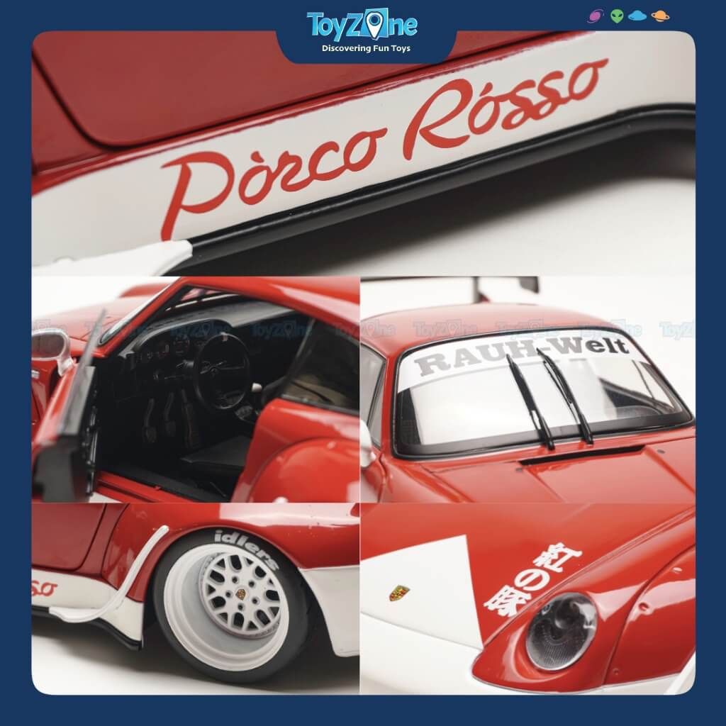 Mô hình xe Porsche RWB Body Kit 2020 1:18 SOLIDO