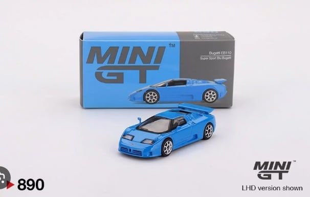 Mô hình xe Bugatti EB110 1:64 MiniGT