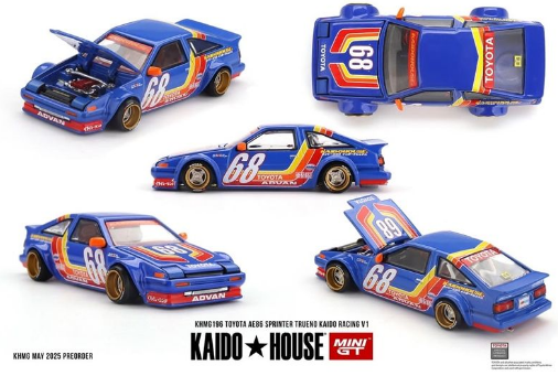 Mô hình xe Toyota AE86 Sprinter Trueno 1:64 KAIDO HOUSE x MiniGT
