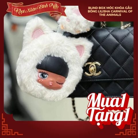 Mô hình Blind box Móc Khóa Gấu Bông LiliSha Carnival Of The Animals HUGBUDDY