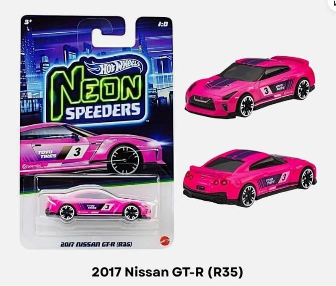 Mô hình xe Hotwheels Neon Speeders 1:64 Hotwheels