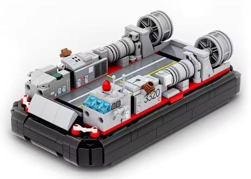  Mô hình đồ chơi lắp ráp Tàu đệm khí đổ bộ quân sự 726 LCAC Wange 