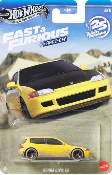 Mô hình xe Hotwheels Silver Series 2026 Fast&Furious Race-Off 1:16 Hotwheels
