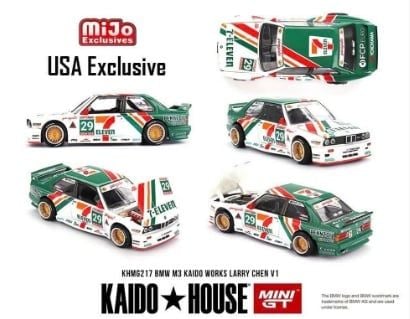 Mô hình xe BMW M3 ( E30 ) 1:64 KAIDO HOUSE x MiniGT