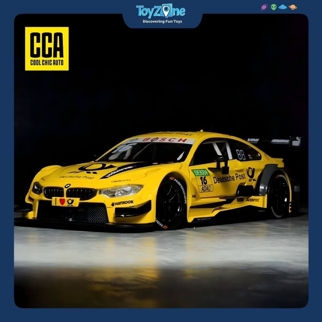 Mô hình xe BMW M4 DTM Deutsche Post 1:24 CCA